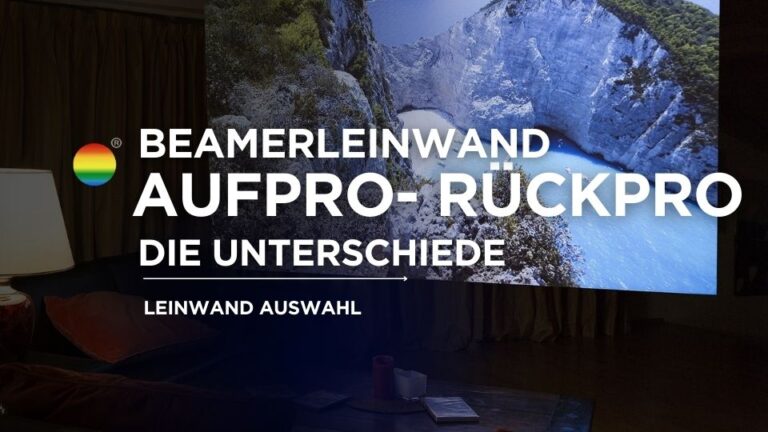 Aufpro-Rückpro Beamerleinwand, Beamerleinwand für Aufprojektion und Rückprojektion