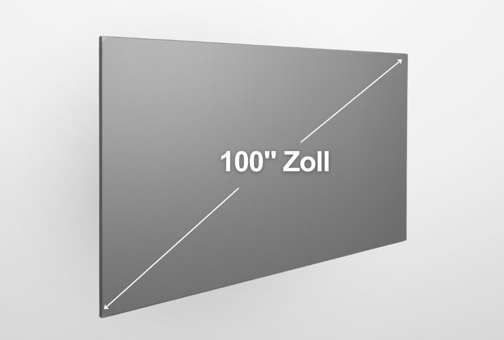 100 Zoll Rahmenleinwand CLR Cinema Grey Hochkontrast von Stiers