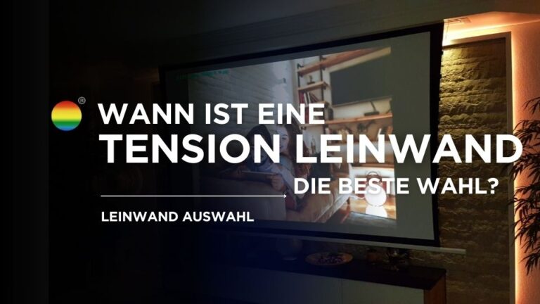 Beamerleinwand mit Tension, Tab Tension Leinwand