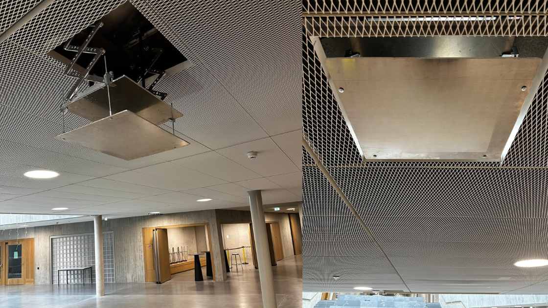 Elektrischer Beamerlift für den unsichtbaren Deckeneinbau eines Projektors