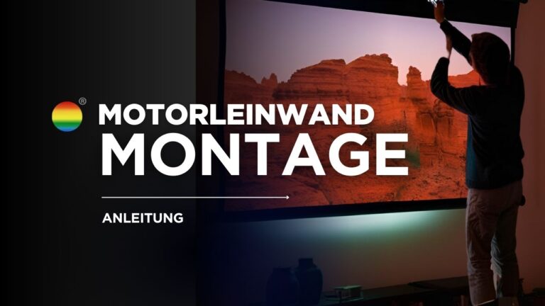 Befestigung Beamerleinwand, Motorleinwand befestigung