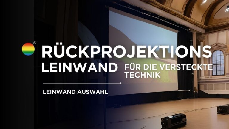 Rückprojektion Beamerleinwand, Motorleinwand Rückpro