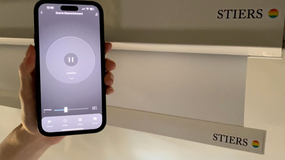 Smartome Motorleinwand Steuerung