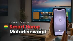 Smart Home Beamer Leinwand