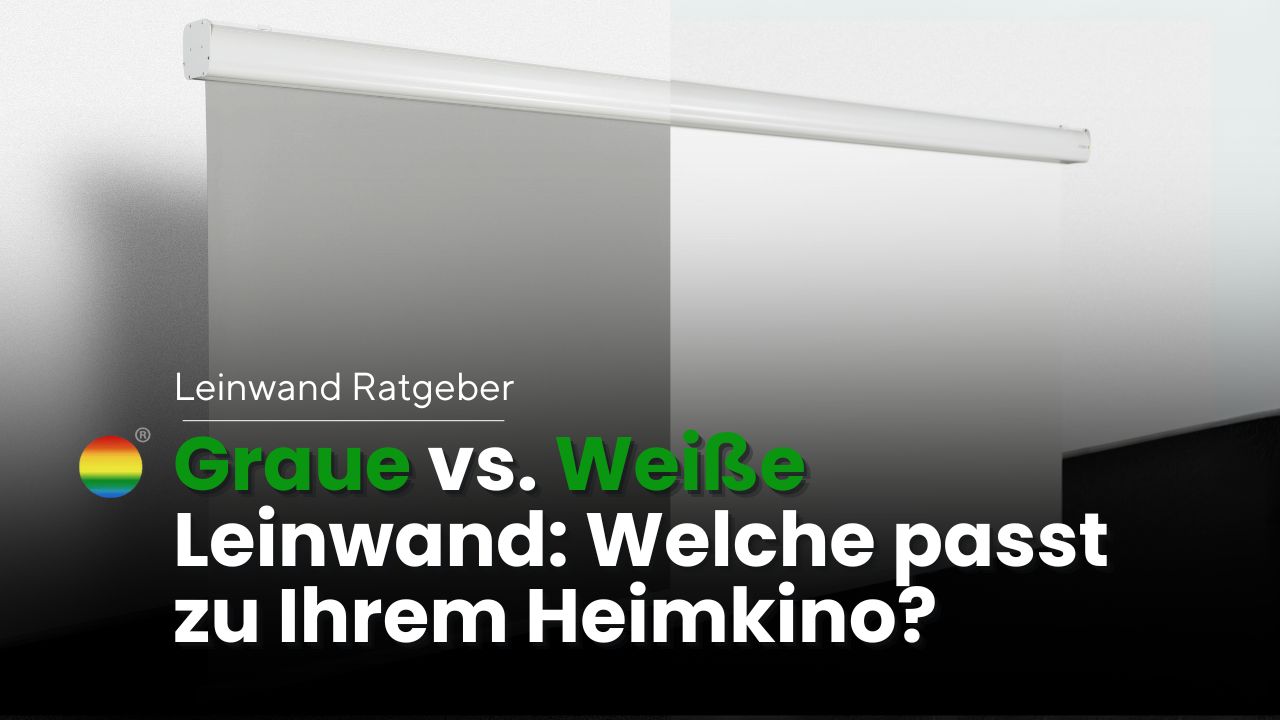 Graue oder weiße Leinwand? Wie Sie die richtige Wahl treffen