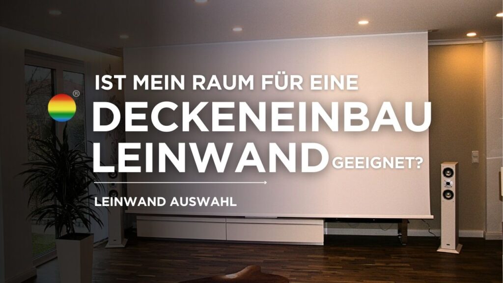 Deckeneinbauleinwand, EInbauleinwand Wohnzimmer, unsichtbar integrierte Leinwand