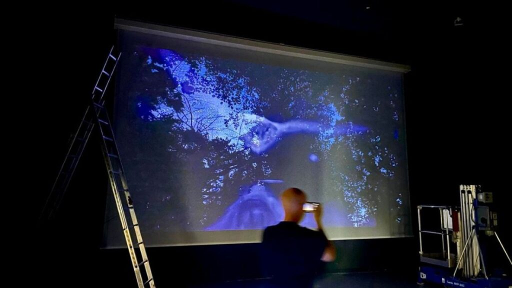 7-Meter-Großmotorleinwand im Müritzeum