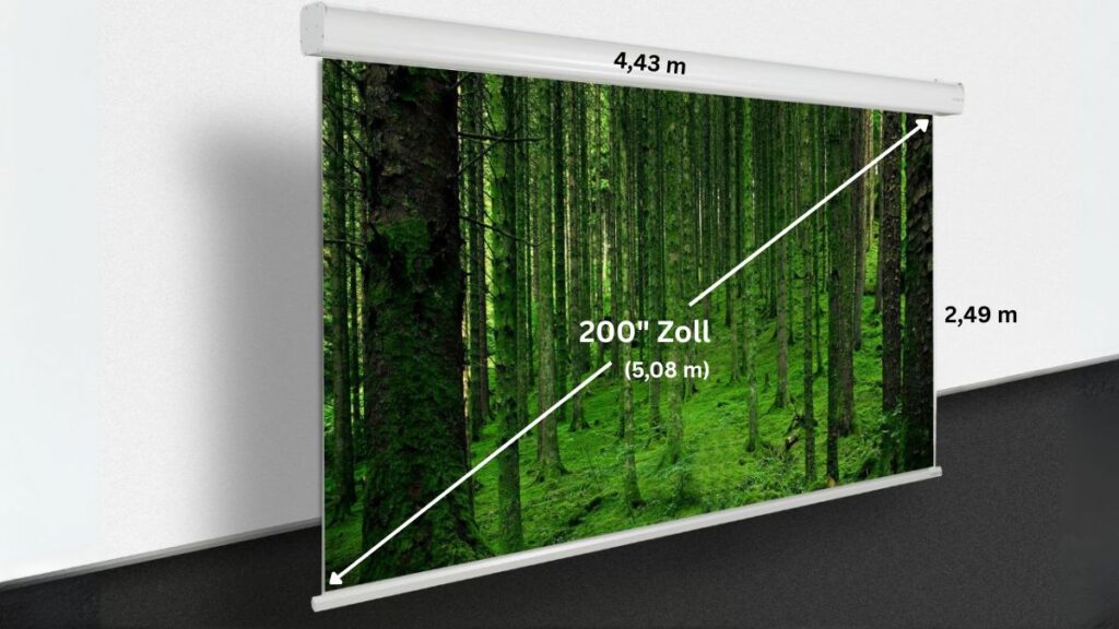 200 Zoll Leinwand – Das XXL-Format für Bühne, Business & Heimkino - Stiers