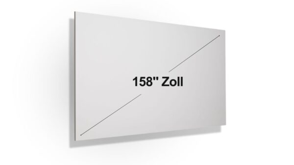Rahmenleinwand 350 × 196 cm (158 Zoll) mit Ultra White Projektionsfläche