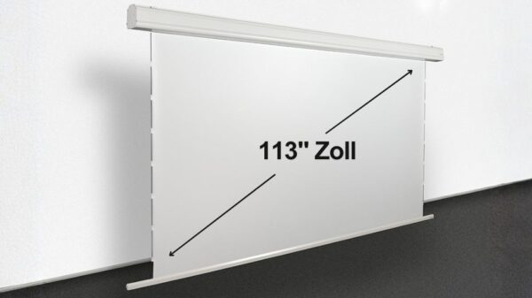 Tension Leinwand 250 x 140 cm (113 Zoll) – Maße Darstellung