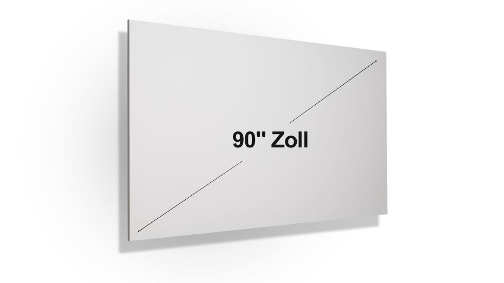 Tension Leinwand mit 200 × 112 cm (90 Zoll) für Heimkino oder Präsentationen