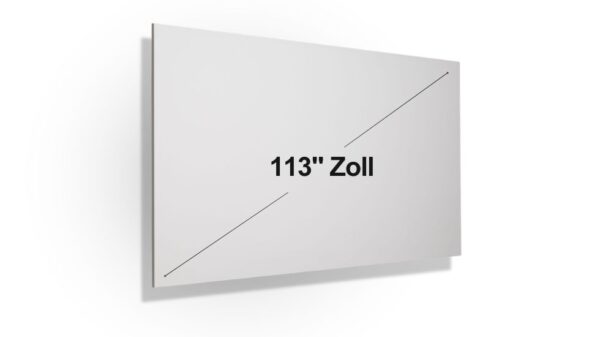 Tension Rahmenleinwand 250 × 140 cm (113 Zoll) mit Ultra White Projektionsfläche für Heimkino
