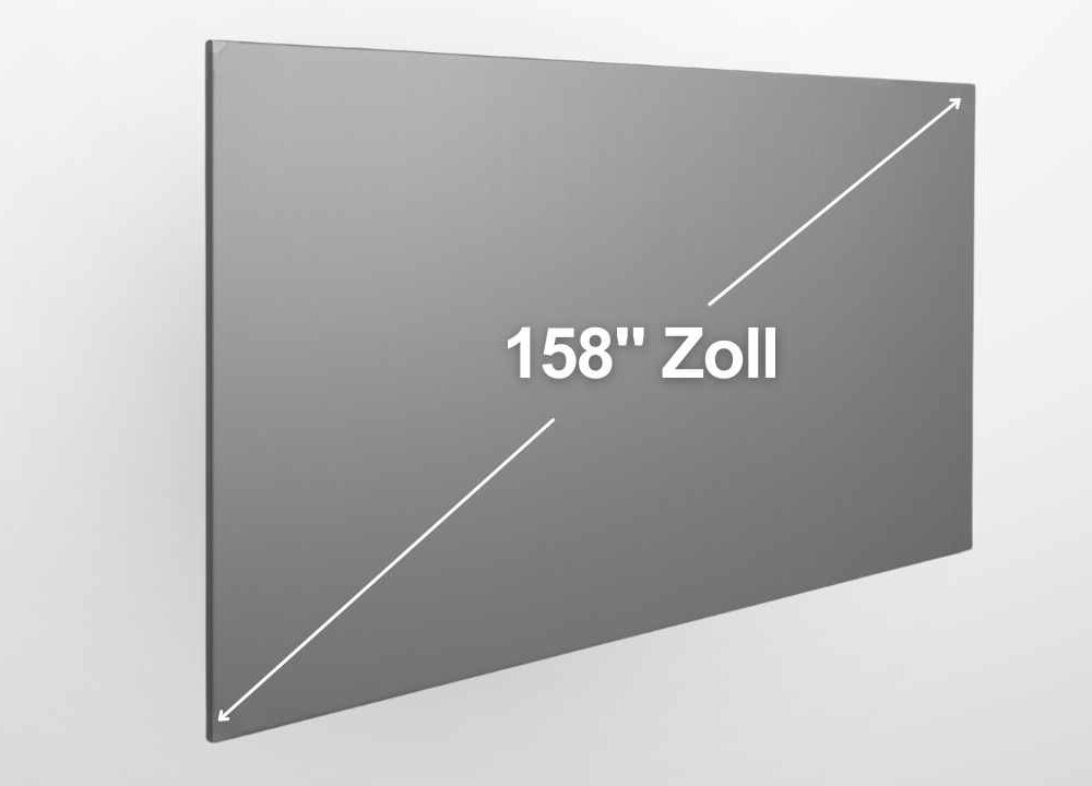 158 Zoll Stiers CLR Rahmenlose Leinwand